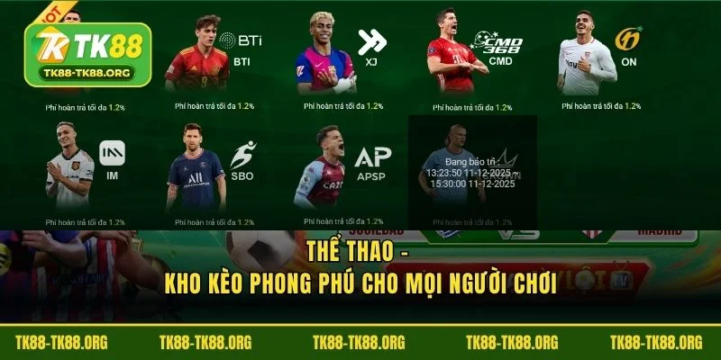 Thể thao – kho phú phong phú cho mọi người chơi